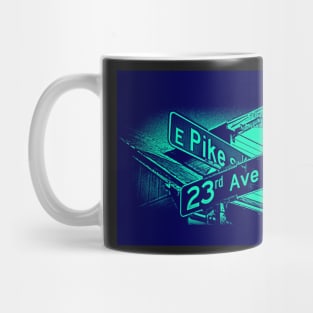 Pike Street &amp; 23rd Avenue, Seattle, Washington by Mistah Wilson Mug